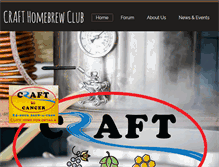 Tablet Screenshot of crafthomebrewclub.com